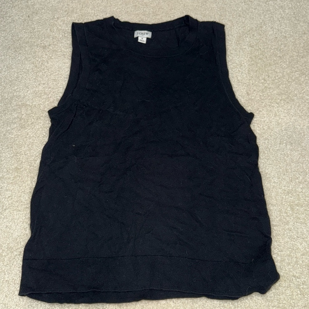 Black high neck tank